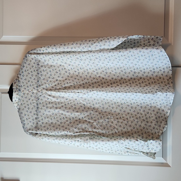 Boden 16R Floral Bouquet White Long Sleeve - Picture 4 of 4